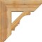 Ekena Millwork Balboa Slat Rough Sawn Bracket, Western Red Cedar, 6"W x 22"D x 22"H BKT06X22X22BOA06RWR - alternate 3